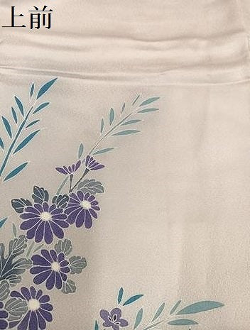 平和屋着物●訪問着　草花文　暈し染め　正絹　逸品　未使用　AABM2542ph