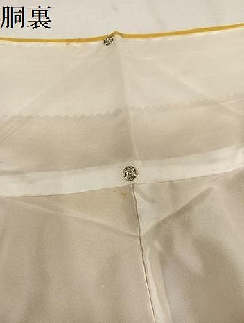 平和屋着物●豪華振袖　花蝶文　暈し染め　金銀彩　正絹　逸品　AABM2558ph