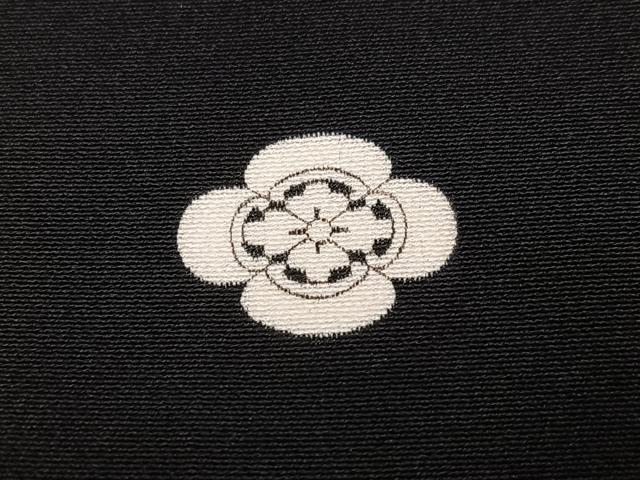 平和屋着物●豪華黒留袖　駒刺繍　草花文　金彩　正絹　逸品　AABM2563ph