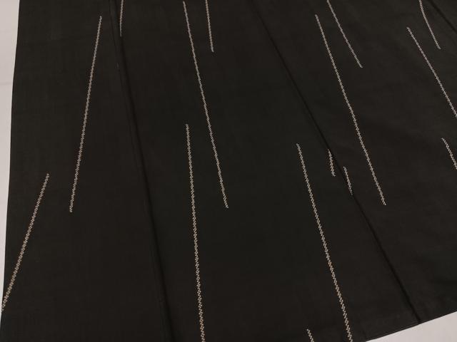 平和屋着物●本場大島紬　7マルキ　地空き　霞文　正絹　逸品　AABM2568ph