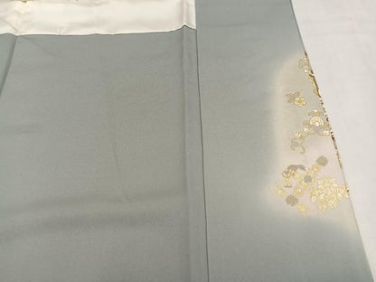 平和屋着物●豪華　色留袖　駒刺繍　鳳凰花唐草文　暈し染め　金彩　正絹　逸品　AABM2606ph
