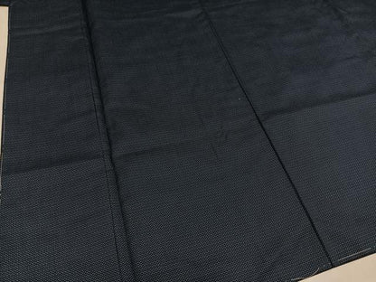 平和屋着物●男性　紬　アンサンブル　100亀甲　総詰め　正絹　逸品　未使用　AABM2609ph