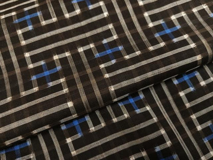 平和屋着物●本場大島紬　龍郷絣　秋名バラ　アンサンブル　正絹　逸品　AABM2615ph