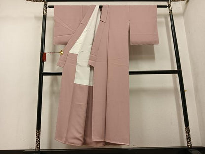 平和屋着物●上質な色無地　ときがら茶色　正絹　逸品　未使用　AABM2616ph