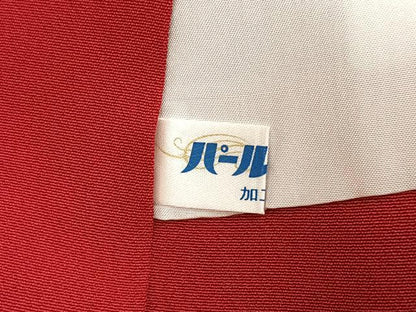 平和屋着物●豪華振袖　御所車檜扇花文　暈し染め　金彩　正絹　逸品　AABM2617ph