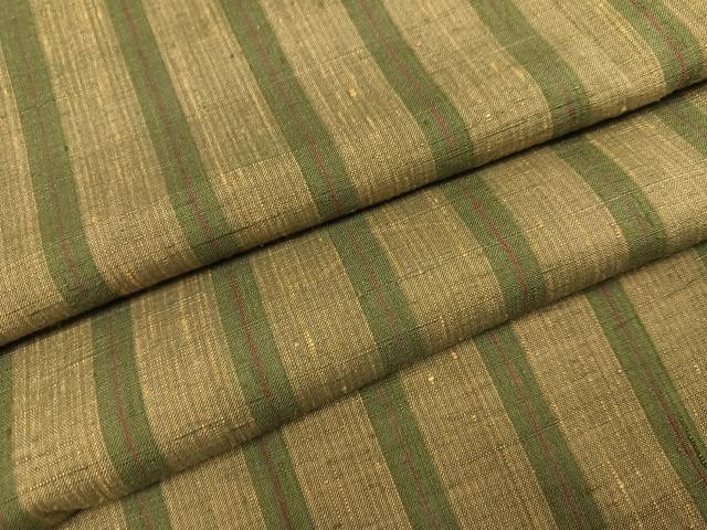 平和屋着物●上質な紬　間道　正絹　逸品　AABM2627ph