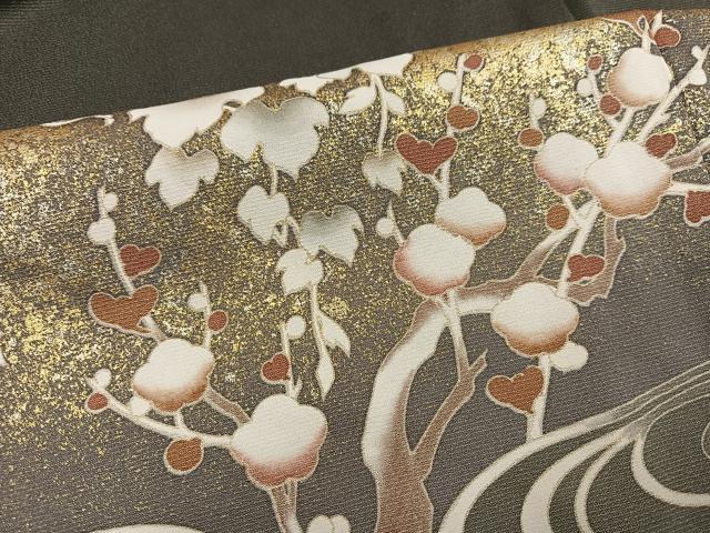 平和屋着物●豪華色留袖　作家物　徳永青筆　群れ鶴浜松文　暈し染め　金彩　正絹　逸品　AABM2631ph