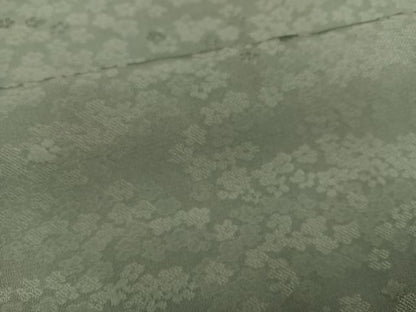 平和屋着物●上質な色無地　花地紋　岩井茶色　正絹　逸品　AABM2635ph