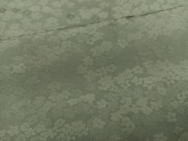 平和屋着物●上質な色無地　花地紋　岩井茶色　正絹　逸品　AABM2635ph