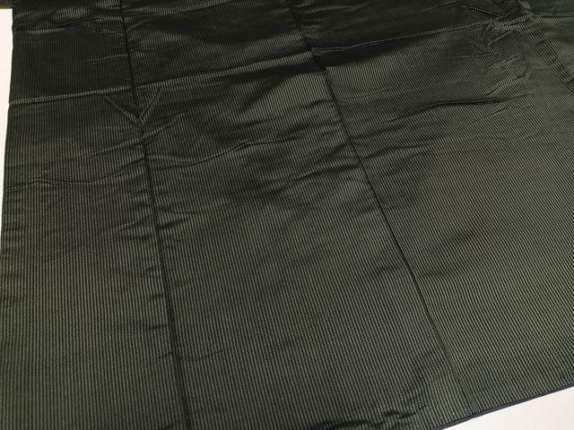 平和屋着物●男性　紬　縞　正絹　逸品　AABM2654ph