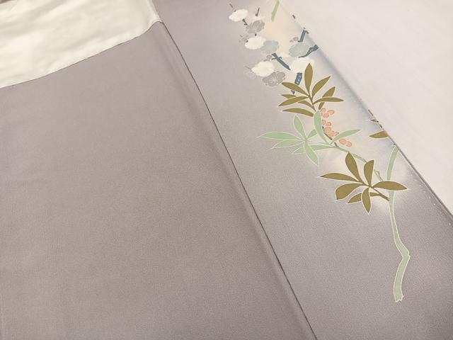 平和屋着物●豪華色留袖　作家物　花鳥文　暈し染め　金彩　正絹　逸品　AABM2662ph