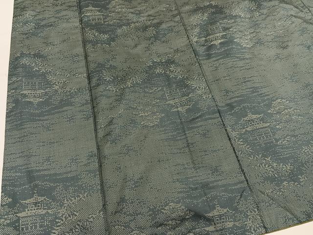 平和屋着物●本場大島紬　純手織り　9マルキ　草木大島　白鳳　証紙付き　株式会社たかし謹製　正絹　逸品　AABM2670ph