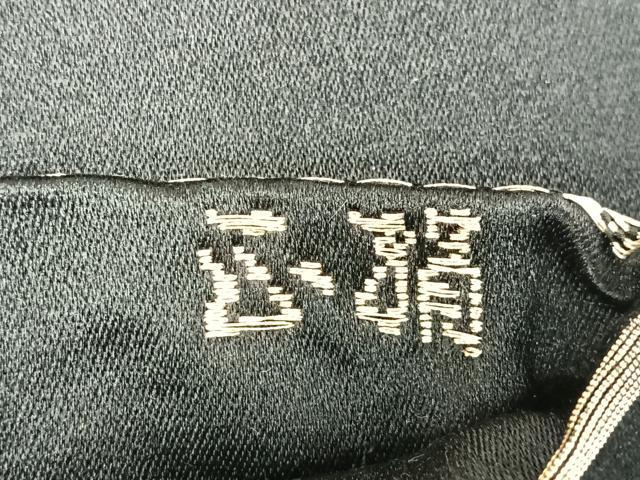 平和屋着物◎六通柄袋帯　唐織　鳳凰花文　黒地　金銀糸　正絹　逸品　AABM2755bw