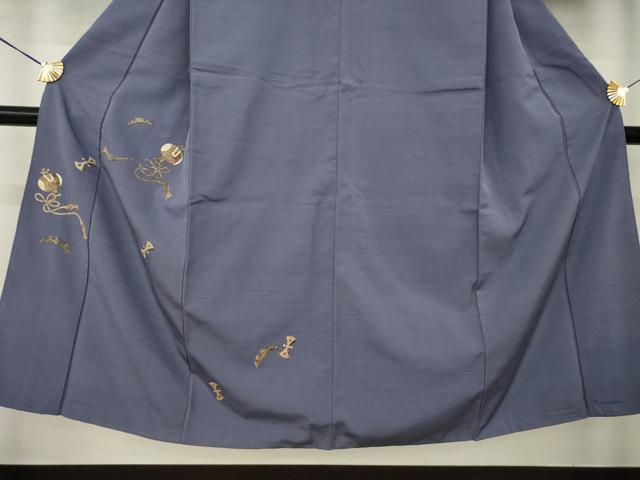 平和屋着物●豪華色留袖　紬地　みのむし工芸　打ち出の小槌　正絹　逸品　AABM2980ck