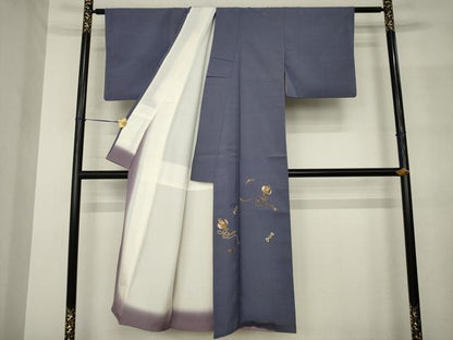 平和屋着物●豪華色留袖　紬地　みのむし工芸　打ち出の小槌　正絹　逸品　AABM2980ck