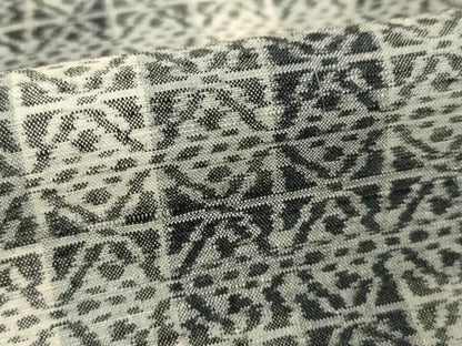 平和屋着物●上質な紬　格子　伊勢丹扱い　正絹　逸品　AABM2988ck