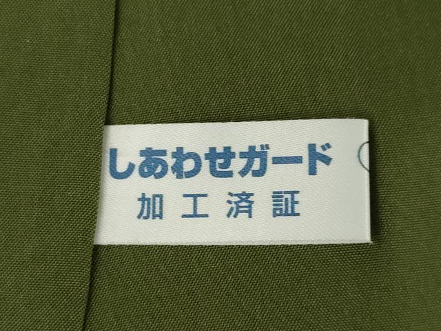 平和屋着物●上質な紬　縞　正絹　逸品　AABM3003ck