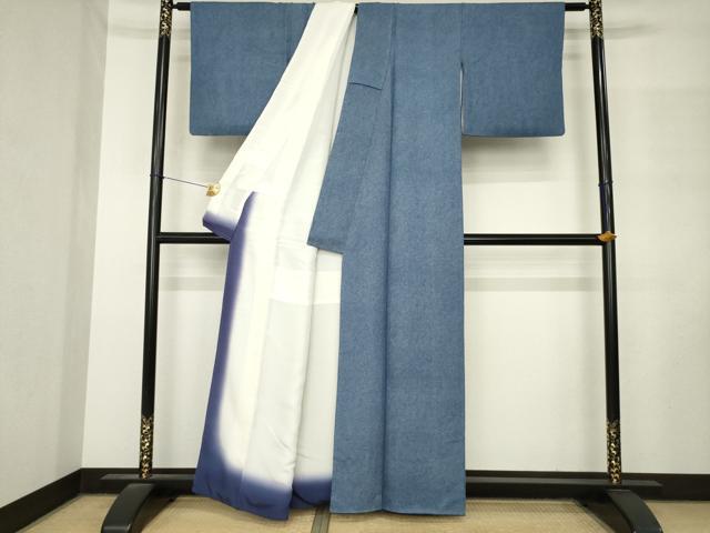 平和屋着物●江戸小紋　鮫小紋柄　正絹　逸品　AABM3004ck