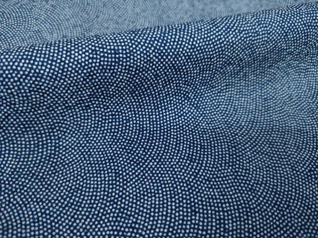 平和屋着物●江戸小紋　鮫小紋柄　正絹　逸品　AABM3004ck