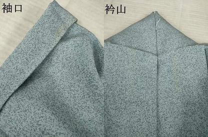 平和屋着物●本加賀友禅作家　茶谷孝志　小紋　霞文　たたき染め　正絹　逸品　AABM3020ck
