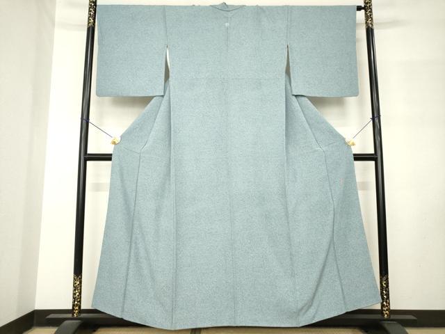 平和屋着物●本加賀友禅作家　茶谷孝志　小紋　霞文　たたき染め　正絹　逸品　AABM3020ck