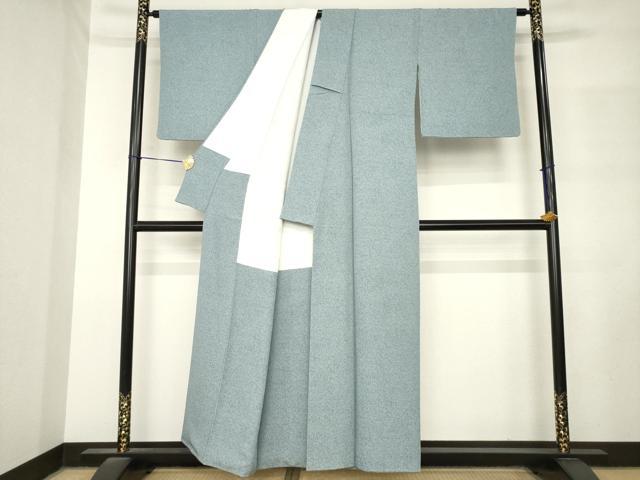 平和屋着物●本加賀友禅作家　茶谷孝志　小紋　霞文　たたき染め　正絹　逸品　AABM3020ck