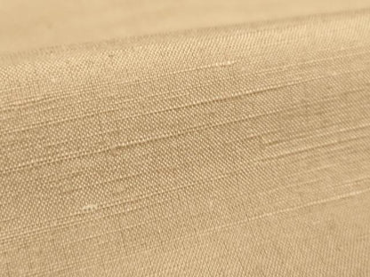 平和屋着物●結城紬　色無地　柴染色　反端付き　正絹　逸品　AABM3062ck