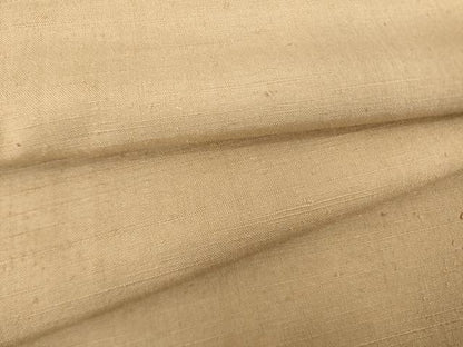 平和屋着物●結城紬　色無地　柴染色　反端付き　正絹　逸品　AABM3062ck