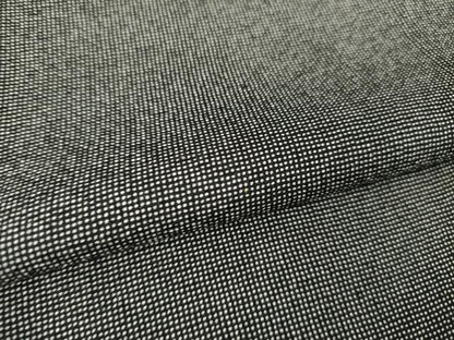 平和屋着物●伝統工芸師　服部光擴　江戸小紋　角通し　黒地　正絹　逸品　AABM3068ck