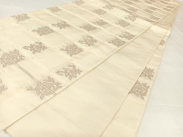 平和屋着物◎六通柄袋帯　吉野間道　正絹　逸品　AABM3089dk