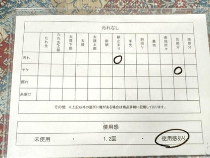 平和屋着物◎六通柄袋帯　紬地　亀甲花文　正絹　逸品　AABM3139od