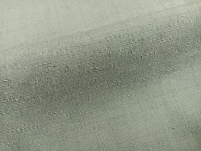 平和屋着物●結城紬　色無地　青白橡色　ますいわ屋扱い　正絹　逸品　AABM3260ph