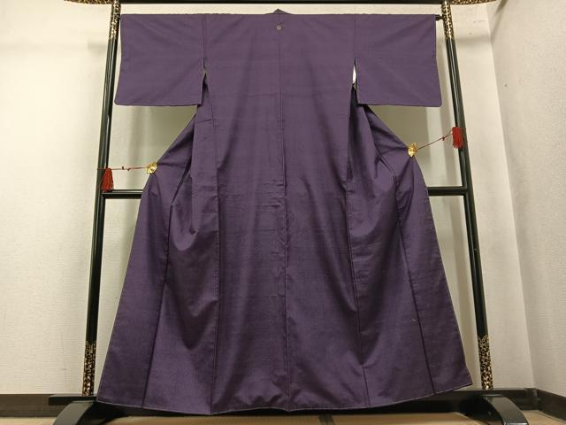 平和屋着物●上質な紬　霞文　正絹　逸品　未使用　AABM3270ph