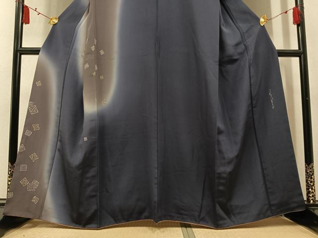 平和屋着物●こむさでもーど・COMME CA DU MODE　訪問着　箔散らし　暈し染め　正絹　逸品　AABM3295ph