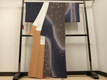 平和屋着物●こむさでもーど・COMME CA DU MODE　訪問着　箔散らし　暈し染め　正絹　逸品　AABM3295ph