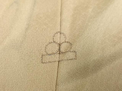 平和屋着物●上質な小紋　墨流し文様　正絹　逸品　AABM3334ph