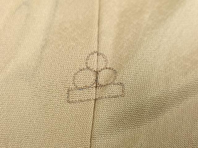平和屋着物●上質な小紋　墨流し文様　正絹　逸品　AABM3334ph
