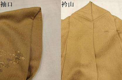 平和屋着物●中国三大刺繍　スワトウ刺繍　汕頭刺繍　総刺繍　訪問着　笠松文　銀糸　正絹　逸品　AABM3348ph