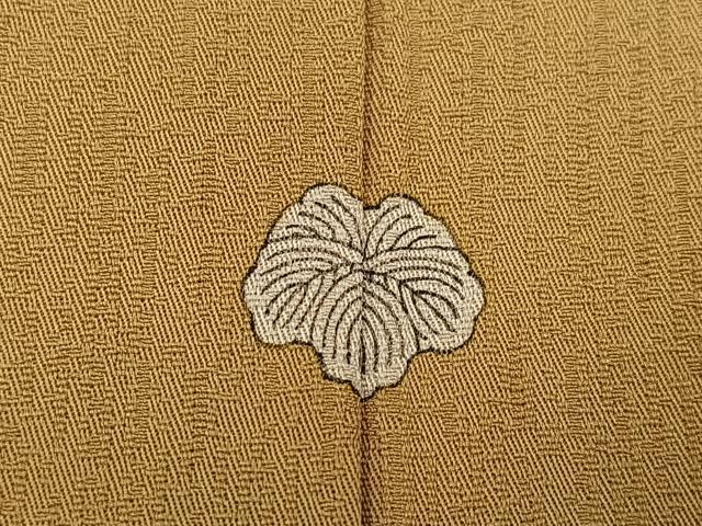 平和屋着物●中国三大刺繍　スワトウ刺繍　汕頭刺繍　総刺繍　訪問着　笠松文　銀糸　正絹　逸品　AABM3348ph