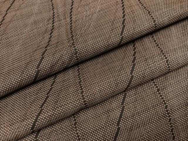 平和屋着物●本場大島紬　9マルキ　流水文　正絹　逸品　AABM3357ph