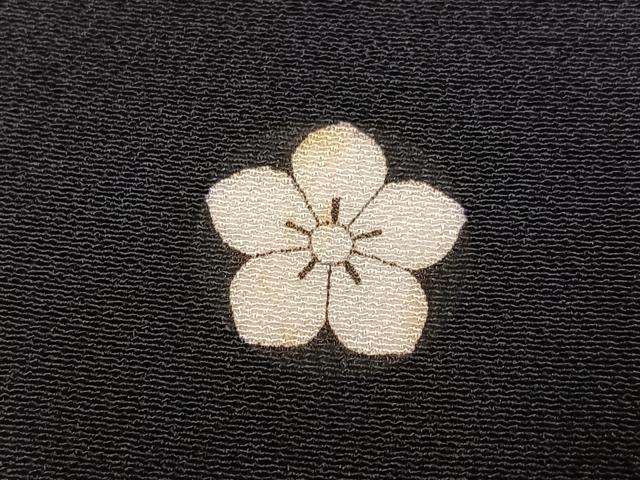 平和屋着物●豪華黒留袖　駒刺繍　群れ鶴宝づくし　金彩　正絹　逸品　AABM3358ph