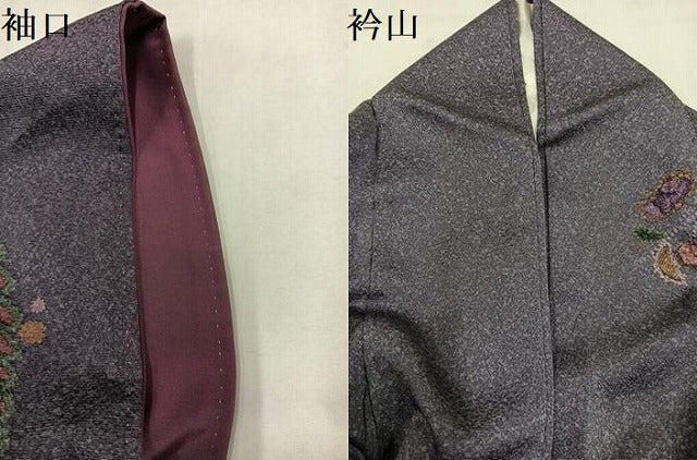 平和屋着物●訪問着　辻が花　絞り　暈し染め　正絹　逸品　AABM3359ph