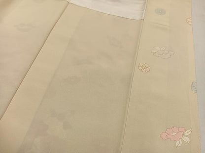 平和屋着物●訪問着　花筏文　暈し染め　金彩　正絹　逸品　AABM3360ph