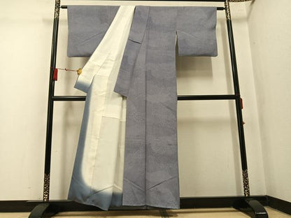 平和屋着物●江戸小紋　内田秀一　寄せ小紋柄　正絹　逸品　AABM3366ph