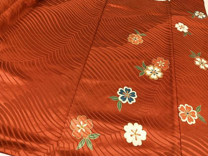 平和屋着物●豪華振袖　花蝶文　金彩　正絹　逸品　AABM3378ph