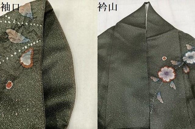 平和屋着物●訪問着　辻が花　絞り　正絹　逸品　AABM3382ph