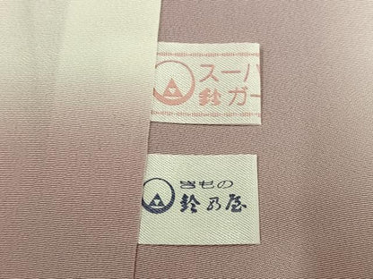 平和屋着物●訪問着　葡萄蔦の葉文　暈し染め　金彩　鈴乃屋扱い　正絹　逸品　AABM3398ph