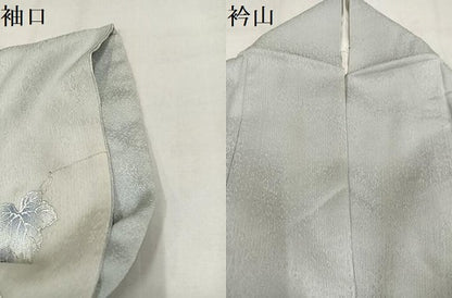 平和屋着物●中村弘三郎　訪問着　更紗文　暈し染め　銀彩　正絹　逸品　AABM3399ph