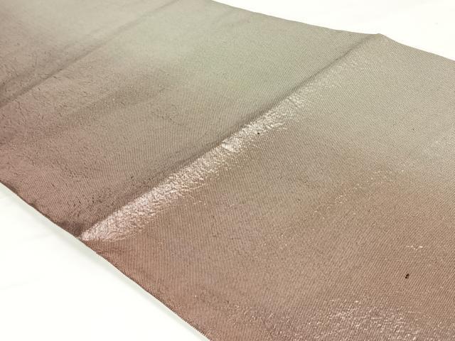 平和屋着物◎西陣　全通柄袋帯　霞文　銀糸　正絹　逸品　AABM3402dk