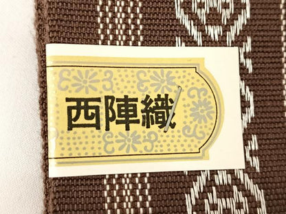 平和屋着物◎男性　西陣織　角帯　献上柄　AABM3409dk